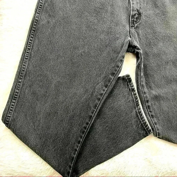 Rustler Vintage Black Super Faded Tapered Rustic Jeans Size 40X32 - Picture 6 of 14